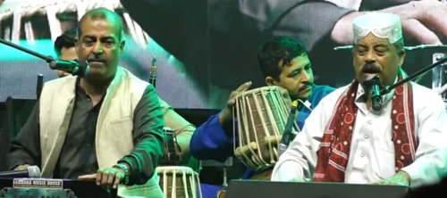 Portrait of Fareed Ayaz & Abu Muhammad Qawwal