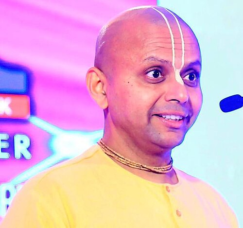 Portrait of Gaur Gopal Das